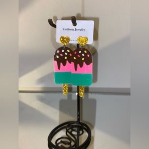 Popsicle earrings!